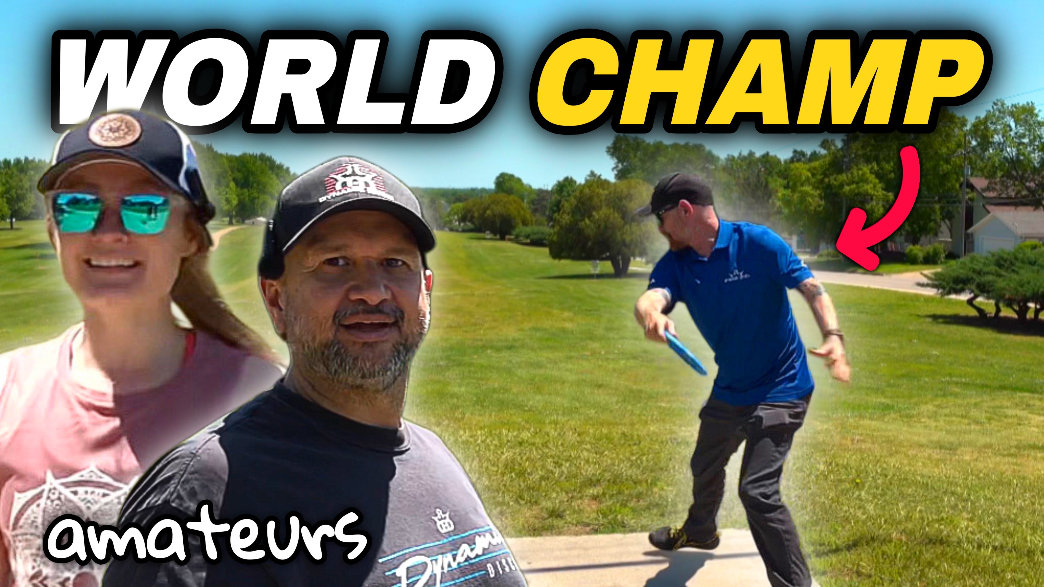 Can 2 Amateurs Beat a World Champion With Only 3 Discs?